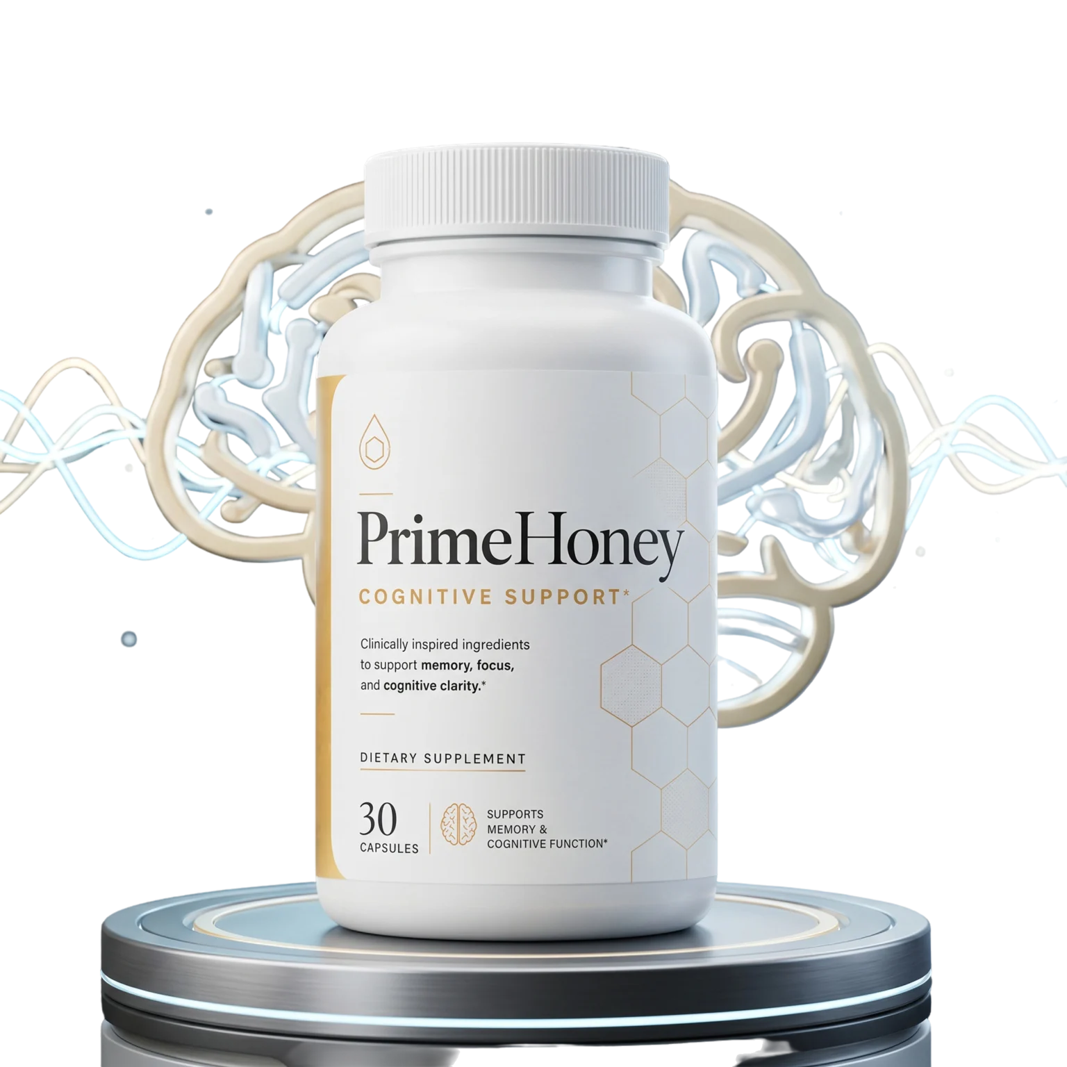 PrimeHoney Brain & Cognitive Support Supplement